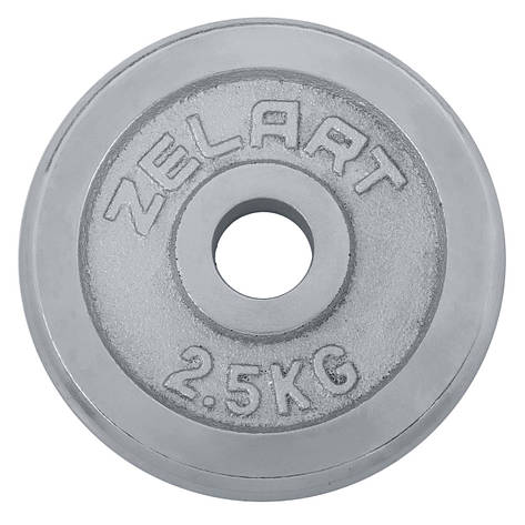 Диск хромований 5 кг 30 мм Zelart -7786-2_5, фото 1