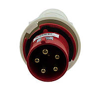 Вилка силова переносна 035 (3P+PE+N) 63A 380В IP67 52108