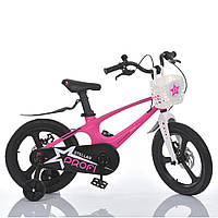 Велосипед двухколесный детский 16 дюймов (магниевая рама, сборка 75%) Profi Stellar MB 161020-2 Розовый