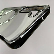 Чохол для Samsung Galaxy S23 Plus прозорий чохол з магсейфом на телефон самсунг с23 плюс чорний h3b, фото 5