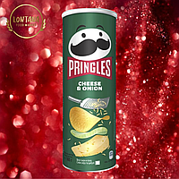 Чипси Pringles Cheese & Onion з сиром та цибулею 165 г