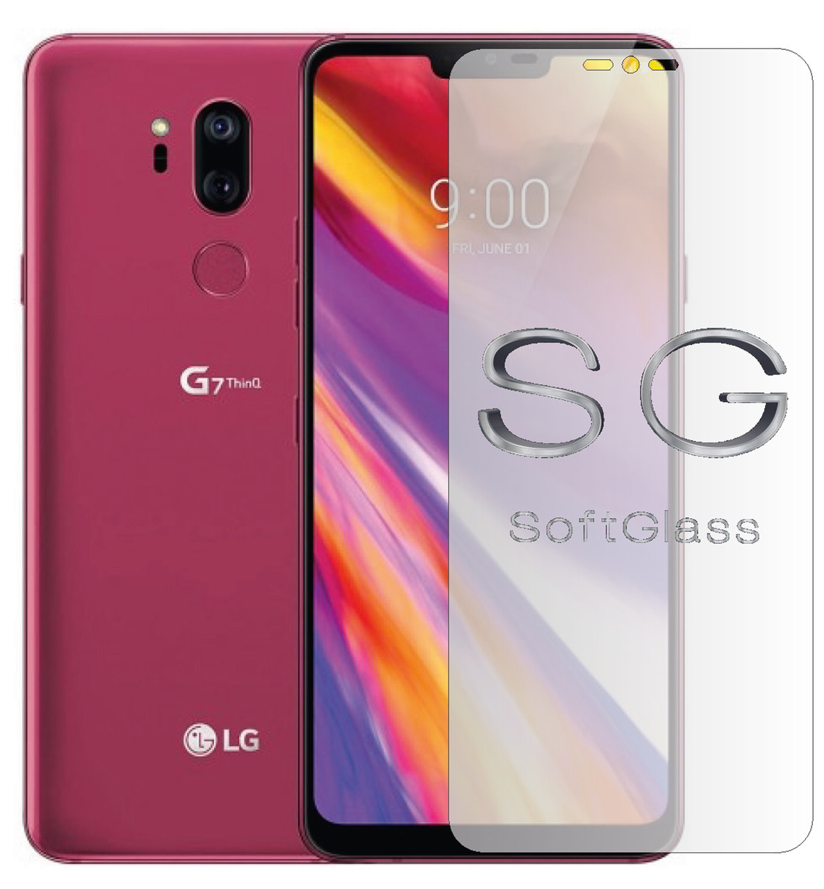 М'яке скло LG G7 на екран поліуретанове SoftGlass