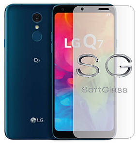 М'яке скло для LG Q7 на екран поліуретанове SoftGlass