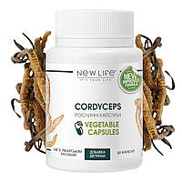 Cordyceps (Кордицепс) Добавка Диетическая Новая Жизнь (New Life) 60 Капсул
