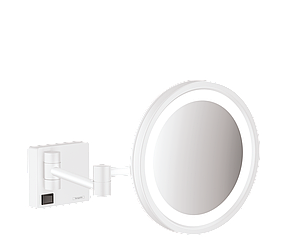 Дзеркало косметичне hansgrohe AddStoris 41790700 з підсвічуванням LED