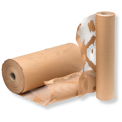 Стільниковий крафт-папір PaperPack, рулон - 42 см х 50 м, коричневий, фото 2