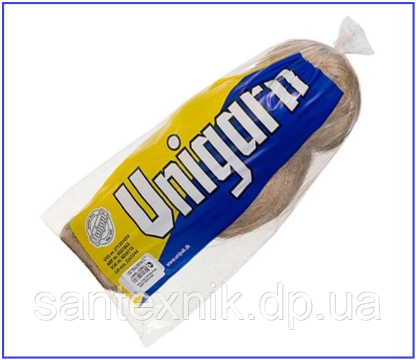 Пакля (якісний льон) сантехнічний Unigarn Unipak 100 г.