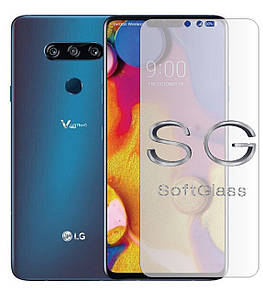 М'яке скло LG V40 на екран поліуретанове SoftGlass