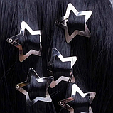 Набір 2 шт Заколка для волосся Зірка Dancing 3.5 см срібляста, фото 4