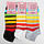 Жіночі короткі шкарпетки Krokus - 10.00 грн./пара (смужки), фото 2