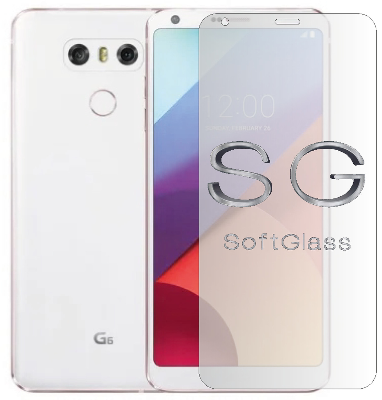 М'яке скло LG G6 на екран поліуретанове SoftGlass