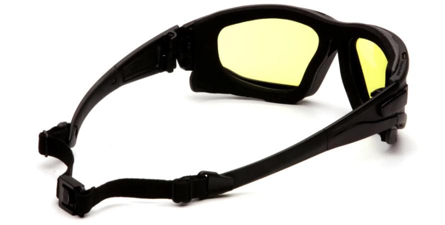 Окуляри захисні з ущільнювачем Pyramex i-Force Slim (amber) Anti-Fog, жовті