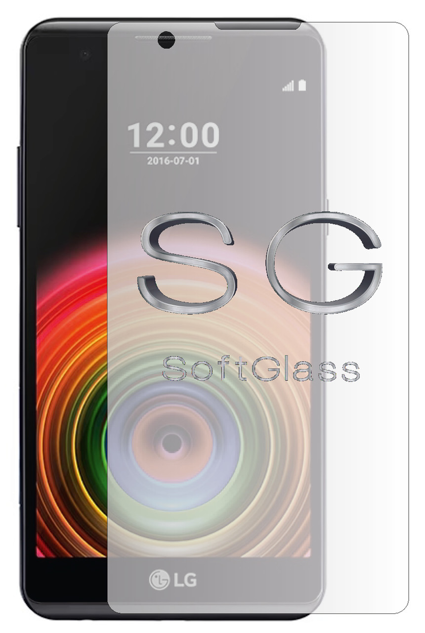 М'яке скло LG X power на екран поліуретанове SoftGlass