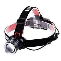 Фонарь налобный аккумуляторный Headlight BL-T20-P90 Zoom ka