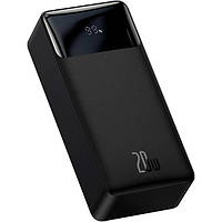 Внешний УМБ аккумулятор Power Bank (30000mah) Baseus Bipow 20W Black, Портативная зарядка на 2 выхода