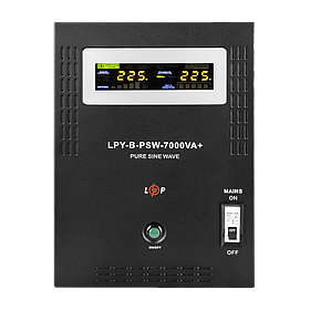 ДБЖ з правильною синусоїдою 48V LPY-B-PSW-7000VA+(5000Вт)10A/20A