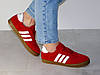 Кеди замшеві жіночі газель весна червоні з білим 41р, фото 2