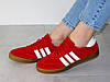 Кеди замшеві жіночі газель весна червоні з білим 41р, фото 8