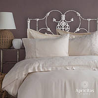 БАМБУКОВОЕ постельное белье с вышивкой фирмы Apricitas HOME ETTA BEJ евро размер 200*220см , Турция