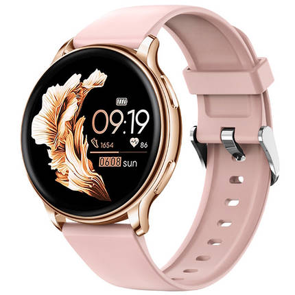 Женские смарт часы Smart Melisia Gold Rubber, 2 ремешка, фото 1