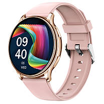 Женские смарт часы Smart Melisia Gold Rubber, 2 ремешка, фото 3