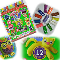 Тісто для ліплення Danko Toys "Master Do" / 12 кольорів / TMD-02-04