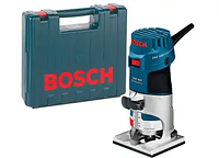 Фрезер кромочный Bosch Professional GKF 600 SET в чемодане (Фрезеры и штроборезы)