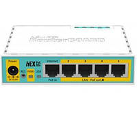 MikroTik hEX PoE lite (RB750UPr2) 5-портовый маршрутизатор