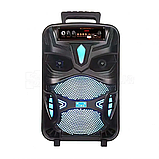 Бездротова акустична колонка NDR-P55 Bluetooth з мікрофоном 8 дюймів, фото 6