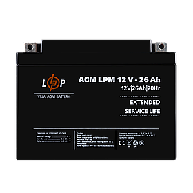 Акумулятор AGM LPM 12V - 26 Ah