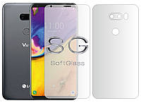 Мягкое стекло LG V35 Plus Комплект: Передняя и Задняя панель полиуретановое SoftGlass