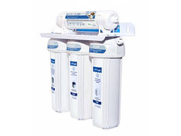 Фільтр під кухонне миття чотириступінчастий ТМ "Aquakut" з постфільтром  (подвійні ущільнення в колбі)