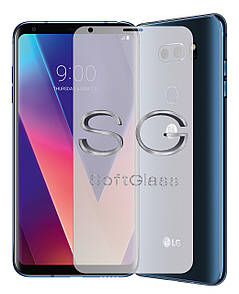 М'яке скло LG V30 Plus на екран поліуретанове SoftGlass