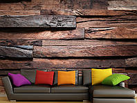 Флизелиновые фото обои на стену "Деревянные доски", декор для дома 180*120 см