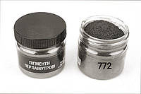 Пігмент перламутровий 772 чорний 10-60 μm , 70 мл