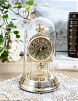 Винтажные настольные часы в колбе, Sitizen, кварц, классический европейский дизайн, Германия