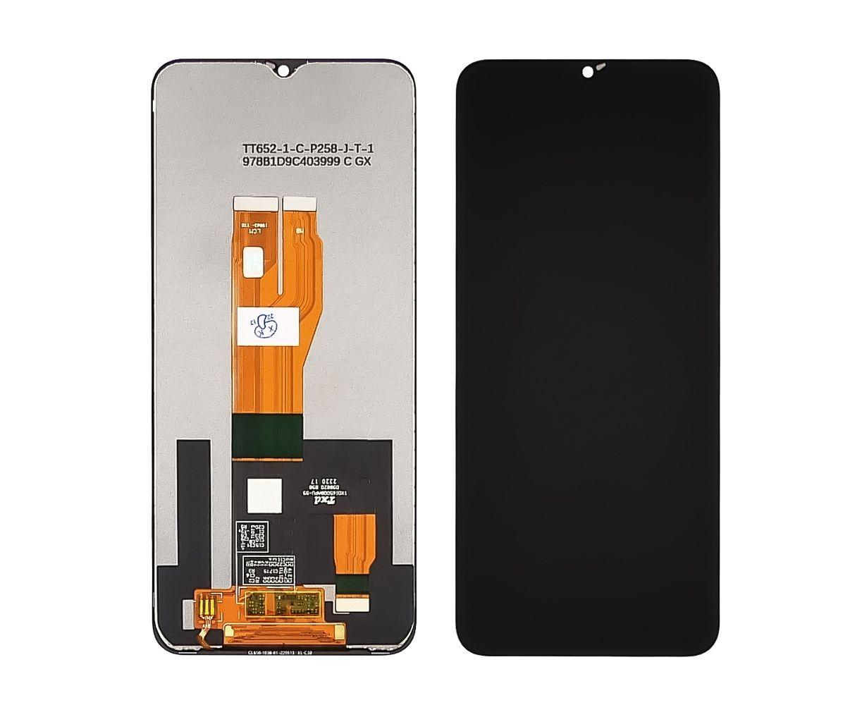 Дисплей для Realme C30 с чёрным тачскрином - фото 1 - id-p2145121425