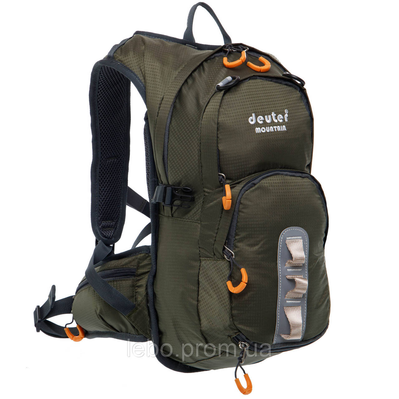 Рюкзак спортивний із жорсткою спинкою DTR 510-2 колір оливковий lb - фото 1 - id-p2145118156