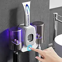 Держатель для зубной щетки 2 чашки TOOTHBRUSH HOLDER XL-717