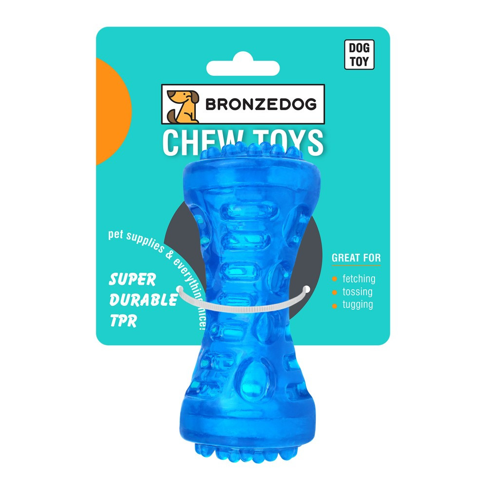 Іграшка для собак Bronzedog CHEW Звукова гантеля 5 х 13 см