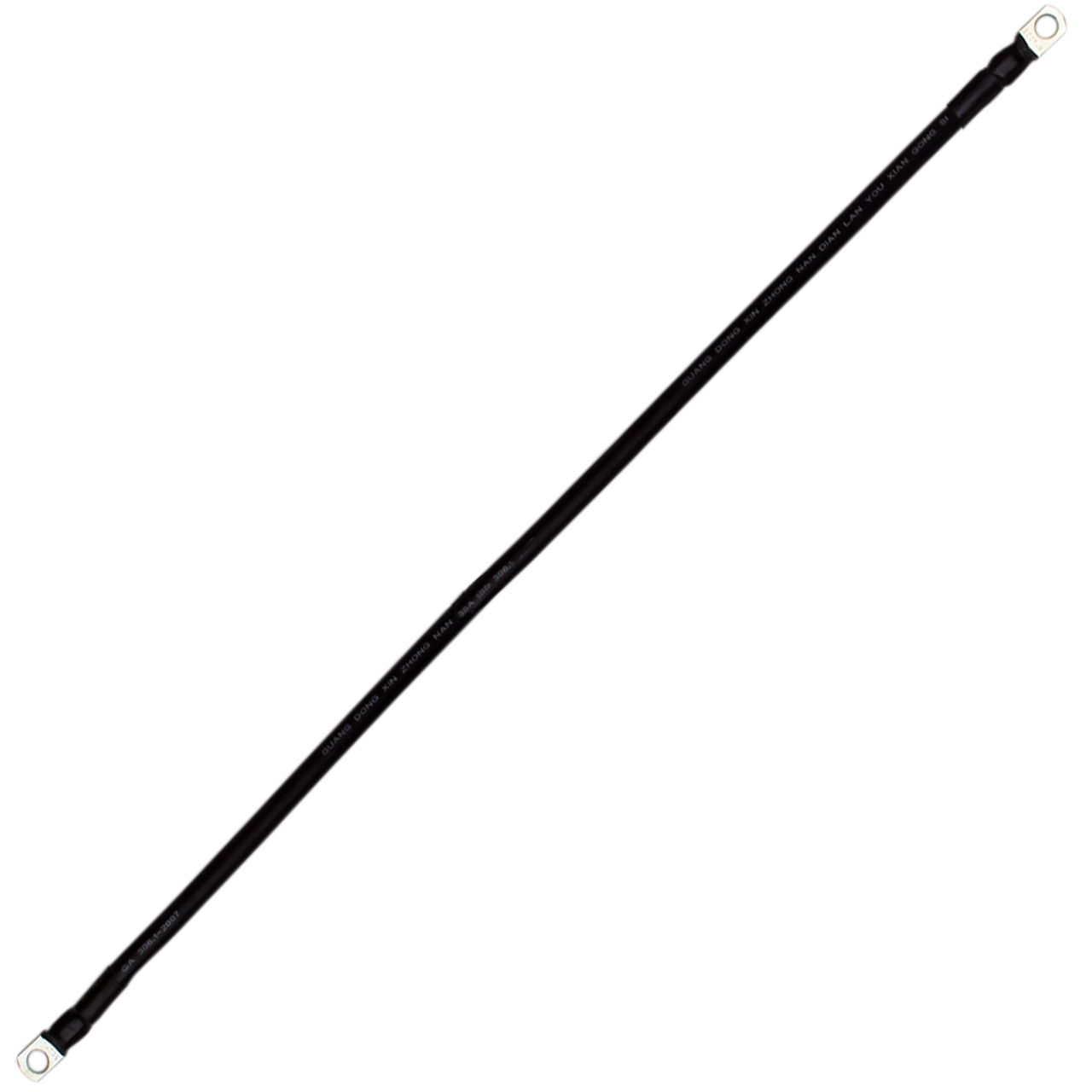 Кабель мідний для з'єднання АКБ 25 кв. мм - 50 см (с клеммами) черный
