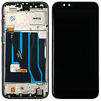 Дисплей Huawei Honor 9 Lite LLD-L31 L11 с тачскрином черный Small LCD с рамкой