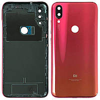 Задняя крышка Xiaomi Mi Play M1901F9E красная со стеклом камеры
