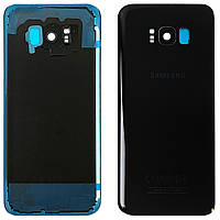Задняя крышка Samsung Galaxy S8 Plus G955F черная Original PRC со стеклом камеры