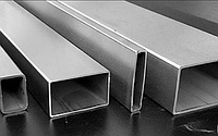 Алюминиевая труба профильная прямоугольная 80x20x2 б.п.