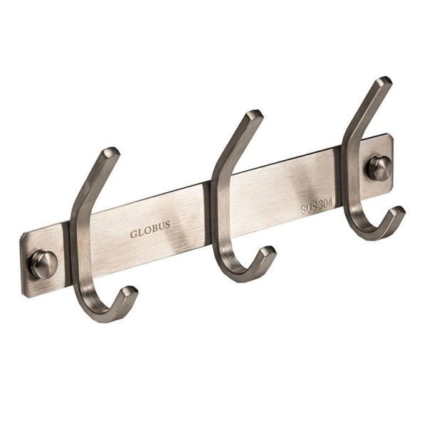 Планка з гачками Globus Lux SQ 9435-3 нержавійка SUS304 Quadro
