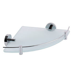 Полиця кутова Perfect Sanitary Appliances SP 8117 одинарна, скло мат, латунь