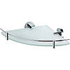 Полиця кутова Perfect Sanitary Appliances SP 8117 одинарна, скло мат, латунь, фото 3