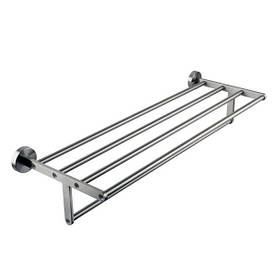Поличка для рушників HOTEC 16.312 велика з рейкою, нержавійка AISI 304