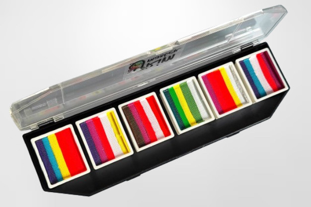 ПАЛІТРА АКВАГРИМ GrimMaster SPLIT CAKES MIXED COLORS 6 X 10 g